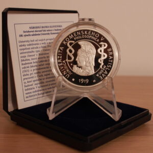 10 Euro - 2019 - 100. výročie vzniku Univerzity Komenského v Bratislave - Proof