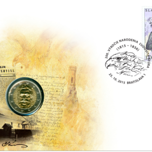 Numizmatická obálka: 2 Euro - 2015 - Ľudovít Štúr – 200. výročie narodenia