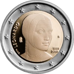2 Euro - 2019 - Leonardo da Vinci - Proof