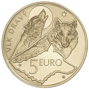 5 Euro - 2021 - Fauna a flóra na Slovensku – vlk dravý