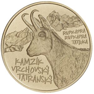 5 Euro - 2022 - Fauna a flóra na Slovensku – kamzík vrchovský tatranský