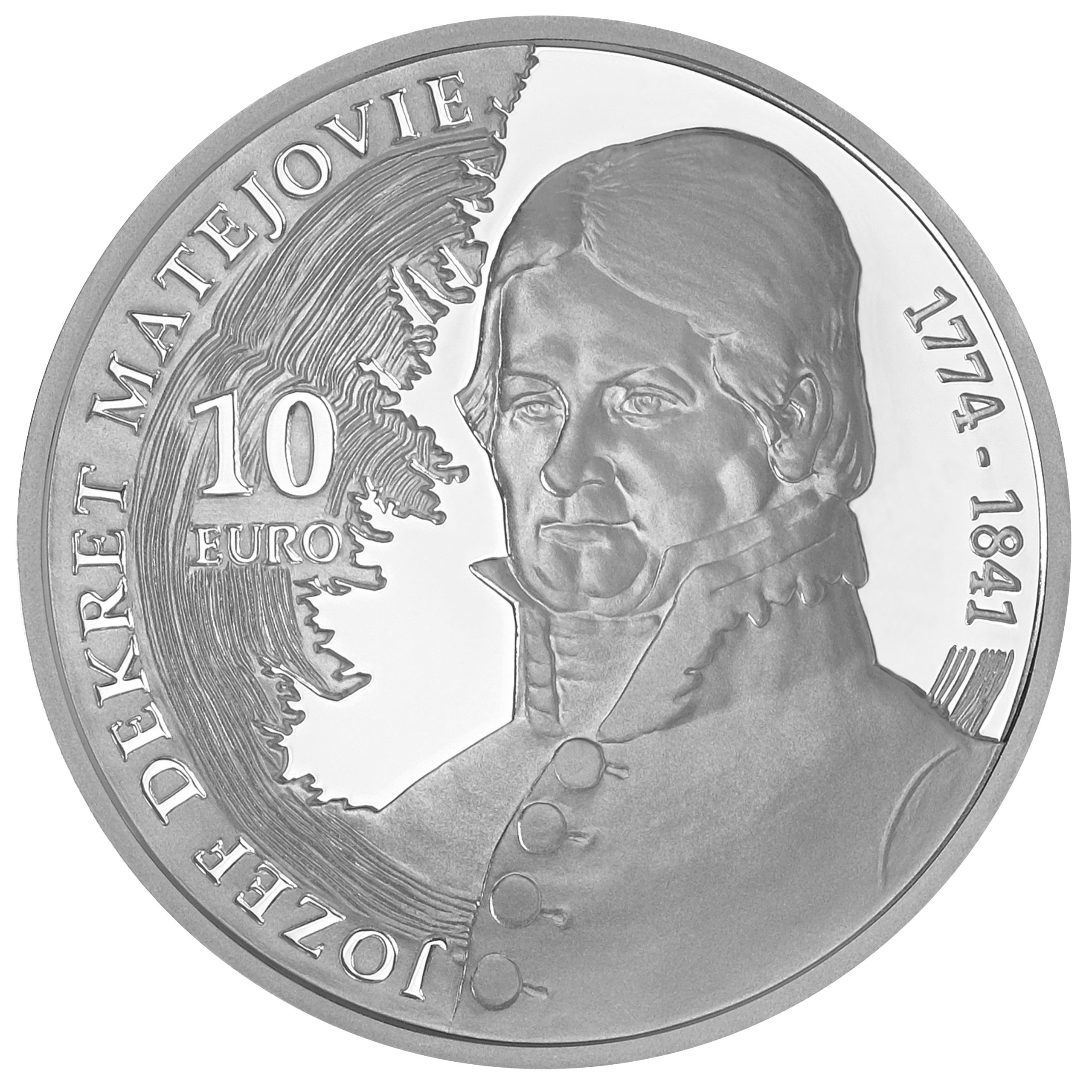 10 Euro - 2024 - Jozef Dekret Matejovie – 250. výročie narodenia - proof + bk + pamätný list – Obrázok 4