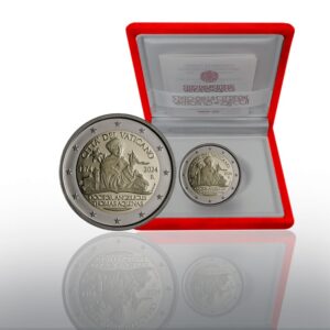 2 Euro - 2024 - Vatikán - Tomáš Akvinský - Proof