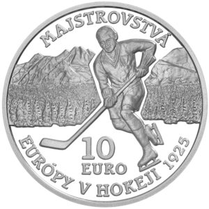 10 Euro - 2024 - Majstrovstvá Európy v ľadovom hokeji 1925 - bežná kvalita