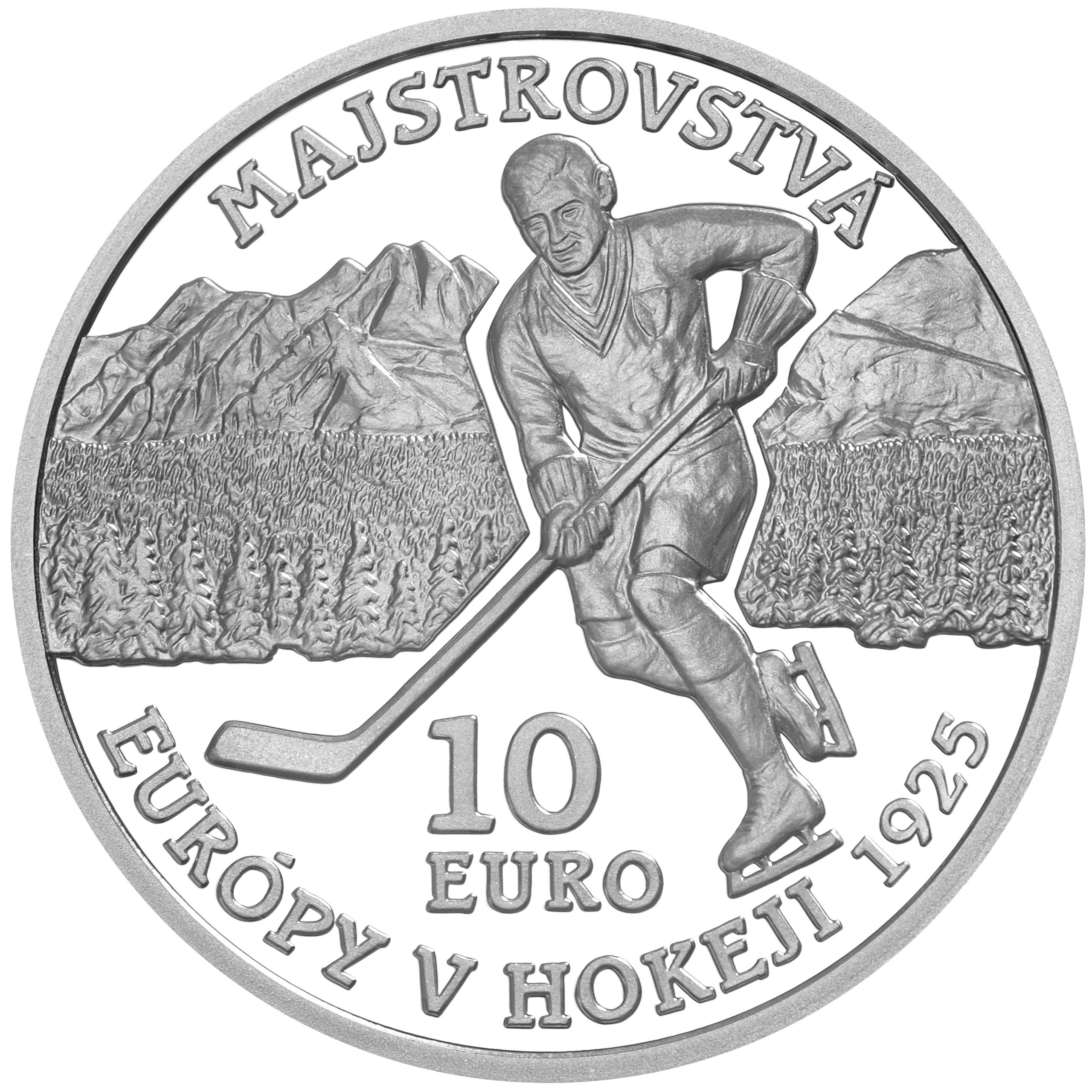 10 Euro 2025 - ME v Hokeji - v proof+ bk + pamätný list – Obrázok 4