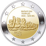2 Euro – 2017 – Malta - Chrám Hagar Qim
