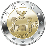 2 Euro – 2017 – Malta - Mier