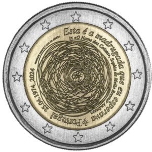 2 Euro – 2024 – 50. výročie revolúcie 25. apríla