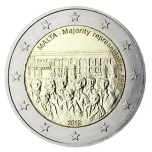 2 Euro – 2012 – Malta - Majority Representation