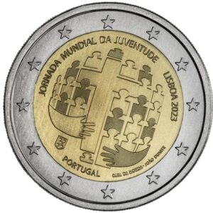 2 Euro – 2023 – Svetový deň mládeže v Lisabone