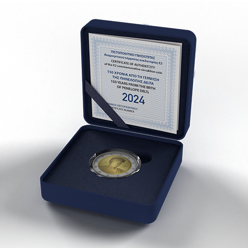 2 Euro - Grécko - 2024 - PENELOPE DELTA - Proof