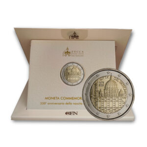 2 Euro - 2025 - Vatikán - 550. výročie narodenia Michelangela - BU